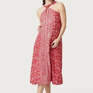 NWT Hatch Rosalie dress - red paisley halter